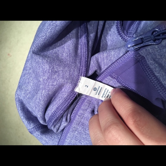 Lululemon purple zip up - Picture 3 of 4