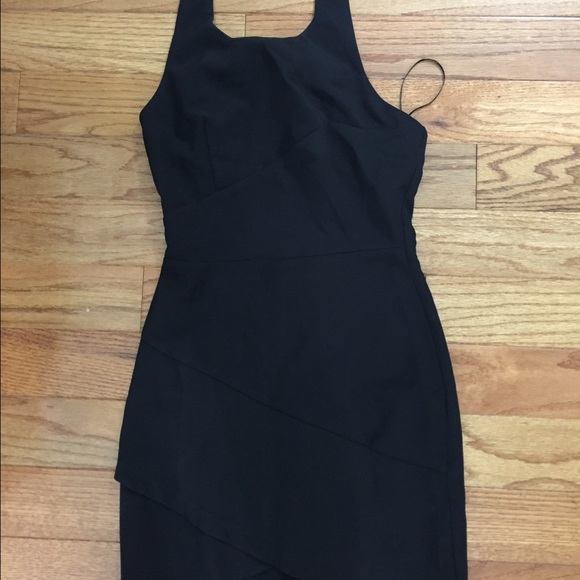 Straight Stunner Halter Dress IN BLACK