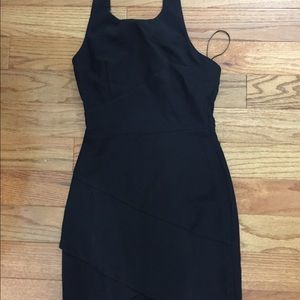 Straight Stunner Halter Dress IN BLACK