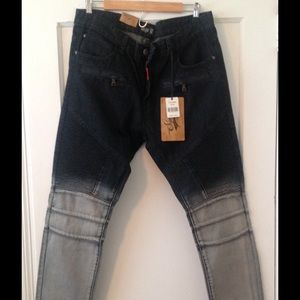 Ombré men's Moto jeans size 36