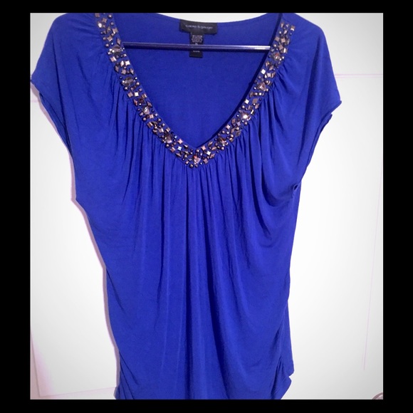 Cable & Gauge Ruched Top