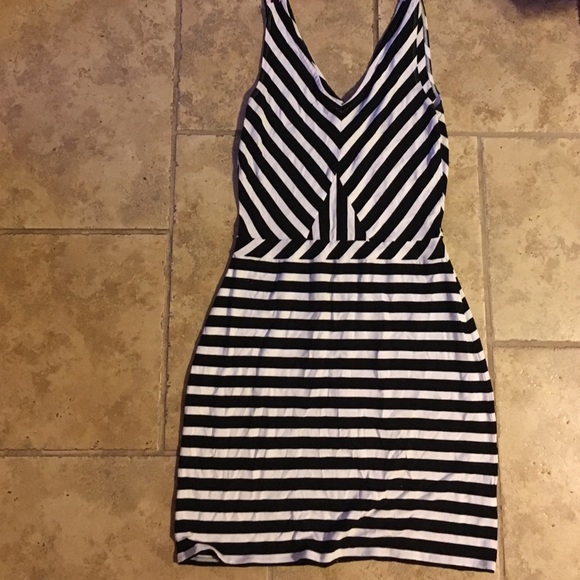 Cremieux striped mini dress.