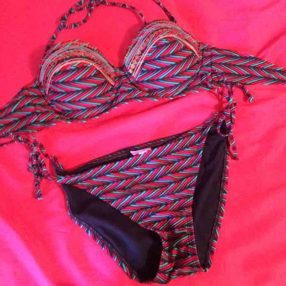 Xhilaration Sequin Printed Bikini - Picture 1 of 3