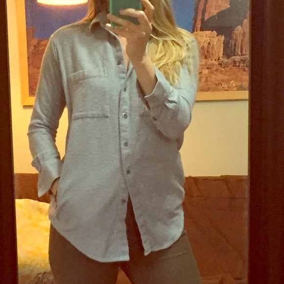 Grey made well button up