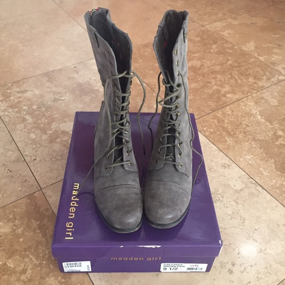 Steve Madden Shoes - Steve Madden "Madden Girl" Combat Boots