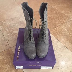 Steve Madden "Madden Girl" Combat Boots