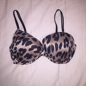 Victoria's Secret leopard push-up bra