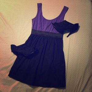 SALE‼️ Purple and Black Banded Dress SALE‼️ Purple and Black Banded Dress