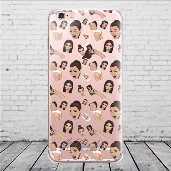 Accessories - Kim K iphone 6/6s plus clear plastic case