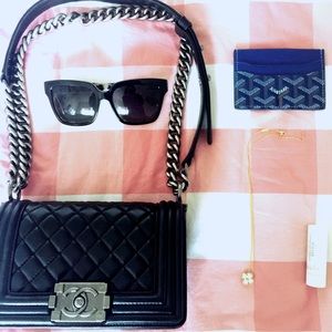 goyard and saint laurent cards holder