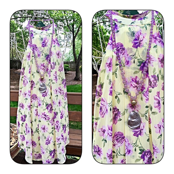 Sunny yellow swing dress!  LAST CHANCE - Picture 3 of 3