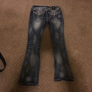 Size 28 boot cut miss me jeans