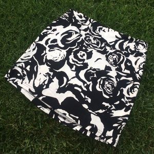 Black and white floral dress 🔲