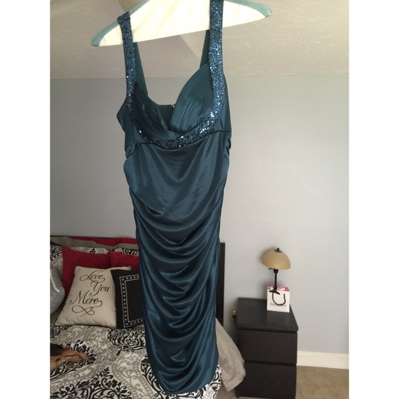 Dress with Rhinestone Straps