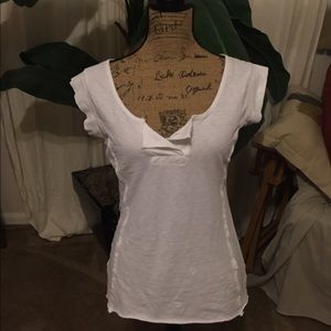 Free people white t-shirt