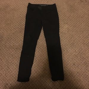 Black American Eagle super stretch jeggings