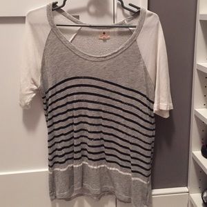 Sundry long striped top