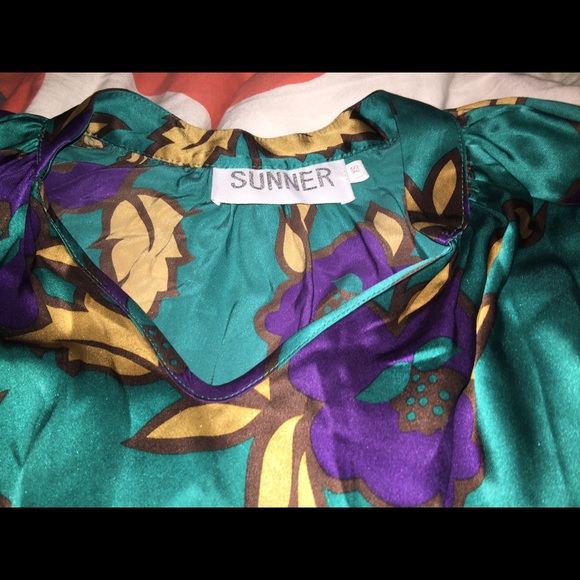 Sunner silk top