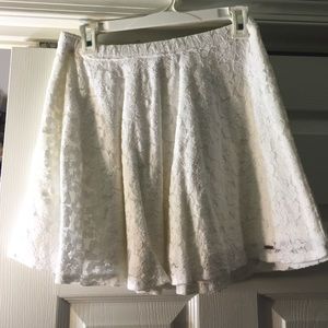 White Lace Skirt