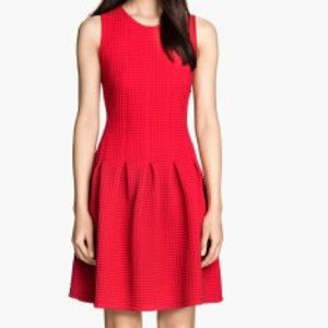 H & M red casual dress size S