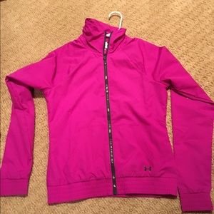 Bright purple zip up