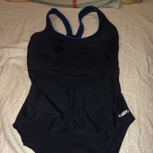 Speedo black bathing suit size 10