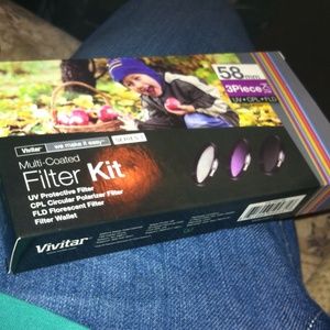 Filter kit for 58mm camera