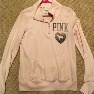 Pink 1/4 zip