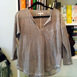 Madewell Linen Telegraph Tee