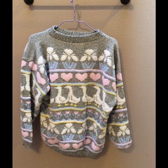 Adorable Flower Sweater
