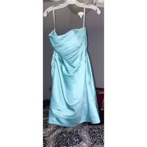 Pool Blue Bridesmaid Dress