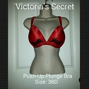 VICTORIA'S SECRET Sexy Plunge Push-Up Bra ~ 38D