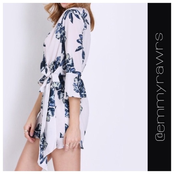 • New Floral Romper - Picture 2 of 3