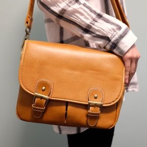 Faux Leather Camera Bag