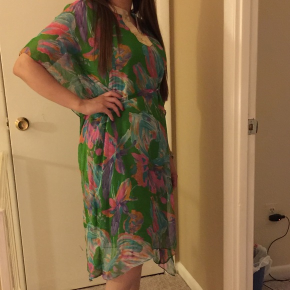 NWT Miguelina Chiffon Kaftan dress!