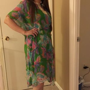 NWT Miguelina Chiffon Kaftan dress!