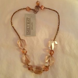 Emily Ray Copper Swarovski Crystal Necklace