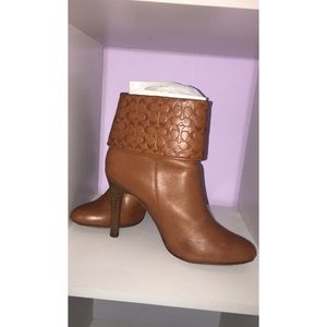 Mackenna Soft Leather Bootie Cognac