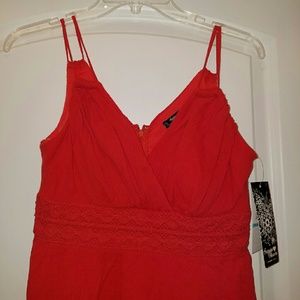 Brand New Very Cute Orange Boho Dress, Size 5