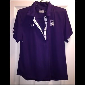 Under Armour semi-fitted women's polo-Northwestern