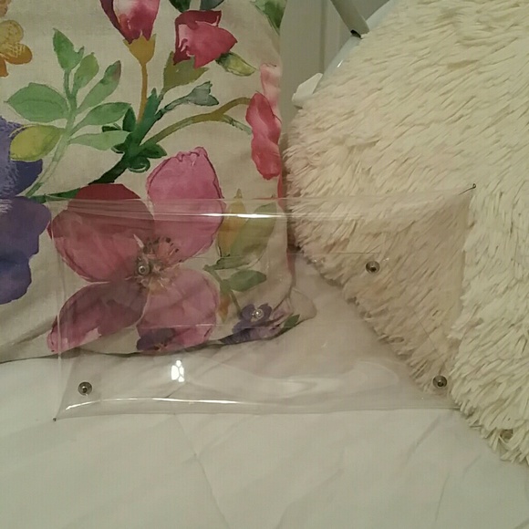Clear OVERSIZED Clutch