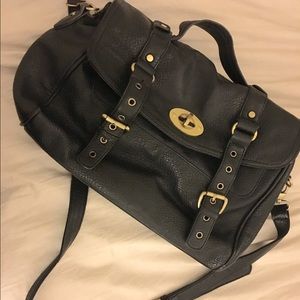 Black Leather Purse