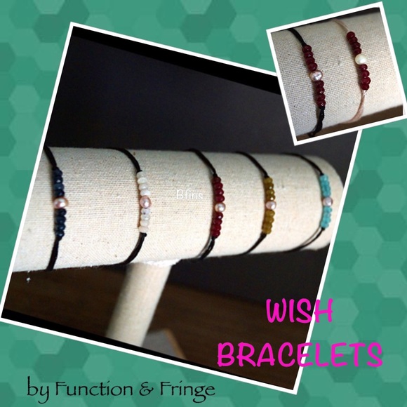 GORGEOUS WISH bracelets w/ IVORY string - Picture 1 of 4
