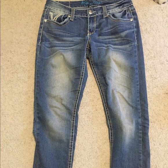 Light blue skinny jeans