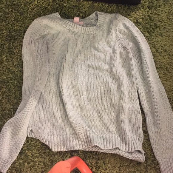 mint green sweater
