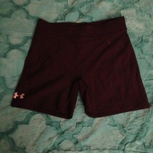 UA spandex shorts