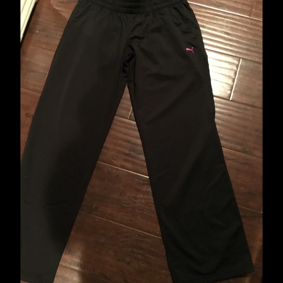 Puma track pants~size Large~black