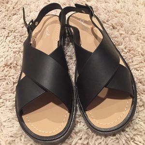 BRAND NEW black sandals