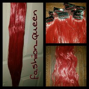 28"human red extensions