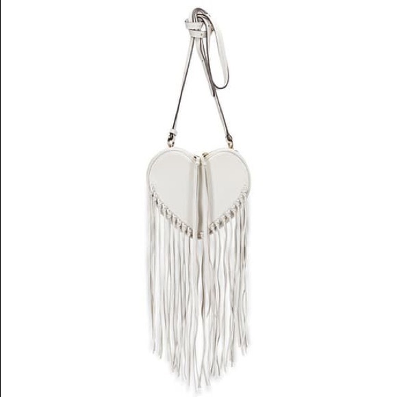 ✨SOLD✨new | Rebecca Minkoff Heart Fringe Crossbody - Picture 2 of 4